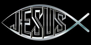 Stylized Jesus Fish Symbol PNG image with transparent background