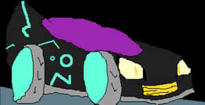 Stylized Killua Zoldyck Digital Art PNG image with transparent background