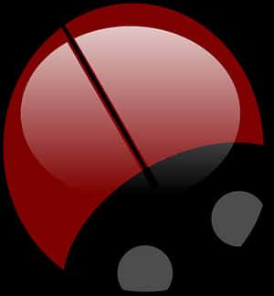 Stylized Ladybug Graphic PNG image with transparent background