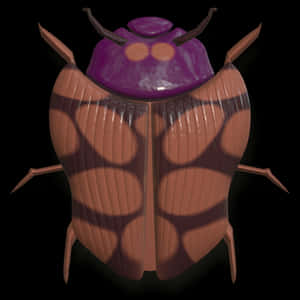 Stylized Ladybug Illustration PNG image with transparent background