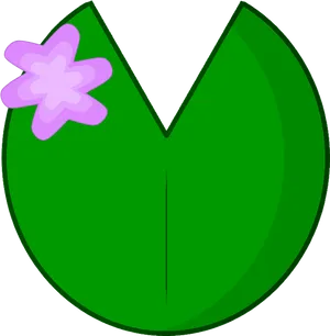 Stylized Lily Icon PNG Image