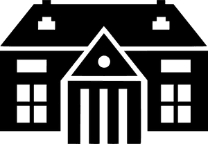 Mansion Comments - Mansion Icon Black White Transparent PNG with transparent background