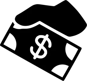 Stylized Money Icon PNG Image