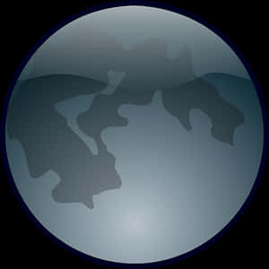 Stylized Moon Graphic PNG image with transparent background