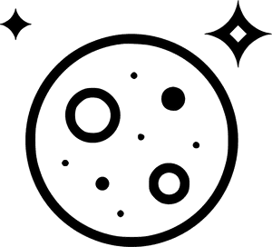 Full Moon Stars Night Comments - Moon Cartoon Transparent, HD Png Download PNG image with transparent background