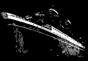 Stylized_ Ocean_ Liner_ Illustration PNG image with transparent background