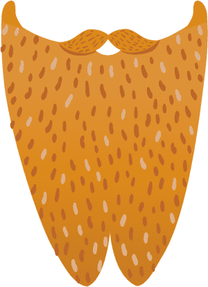 Leprechaun Beard Png - Zz Top Beard Png PNG