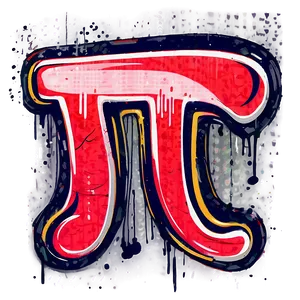 Stylized Pi In Graffiti Art Png 68 PNG Image