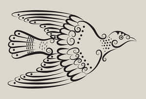Stylized Pigeon Illustration PNG image with transparent background