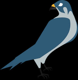 Stylized Pigeon Vector Art PNG image with transparent background