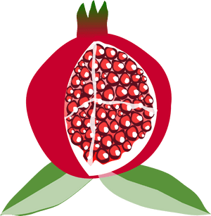 Pomegranate Png Available In Different Size - Cartoon Pomegranate Png, Transparent Png PNG with transparent background