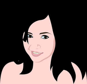Stylized Portraitofa Woman PNG