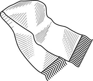 Scarf, Clothing, Shawl, Winter, Warm, Fashion, Clothes - Colouring Pages Scarf, HD Png Download PNG image with transparent background