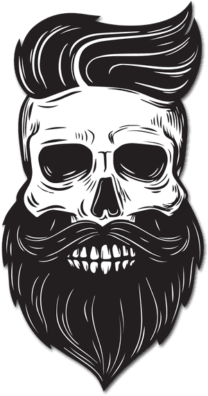 Premium Beard Oil Skull - Skull Beard Png PNG