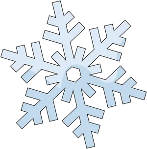 Stylized Snowflake Graphic PNG Image