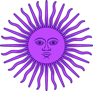 Sol De Mayo Bandera Argentina Clip Art Tattoo - Sun On The Argentina Flag, HD Png Download PNG image with transparent background