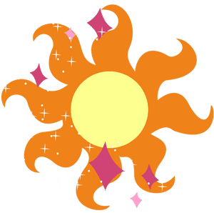 Sunrise Clipart Water - Mlp Sunrise Cutie Mark, HD Png Download PNG with transparent background