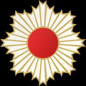 Stylized Sunburst Graphic PNG with transparent background