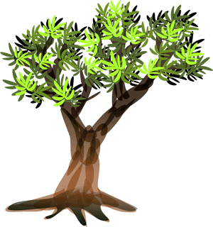 Tronco De Arbol Con Rama, HD Png Download PNG image with transparent background