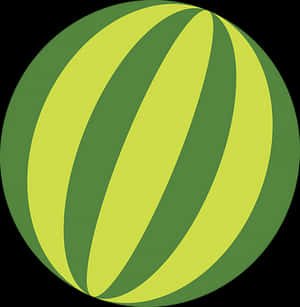 Stylized Watermelon Graphic PNG image with transparent background