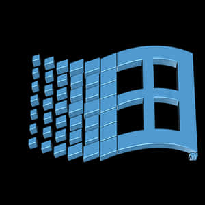 Stylized Windows Logo Graphic PNG image with transparent background