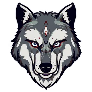 Stylized Wolf Face Logo Png 93 PNG Image