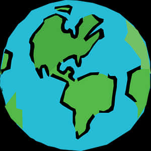 Stylized World Map Graphic PNG image with transparent background