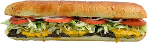 Larry Giant Subs Cheeseburger, HD Png Download PNG image with transparent background