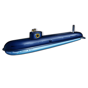 Submarine Illustration PNG 70 PNG with transparent background