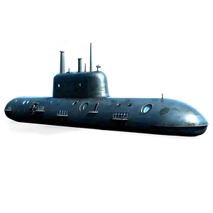 Submarine In Ocean Depth Png Gbh PNG Image