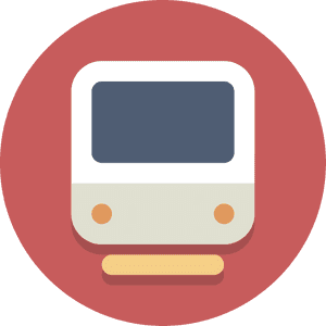 Clipart Train Icon - Train Icon Circle, HD Png Download PNG image with transparent background