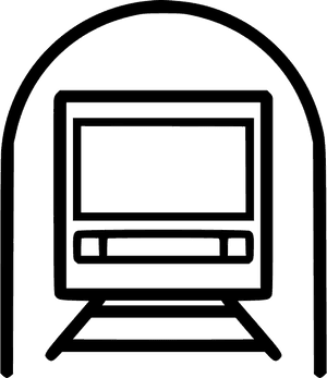 Subway Station - Subway_station Icon Png, Transparent Png PNG image with transparent background