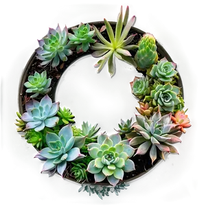 Succulent Wreath Making Png 06212024 PNG Image