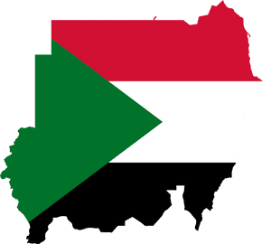 Sudan, Flag, Map, Geography, Outline, Africa, Country, HD Png Download PNG image with transparent background