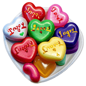 Sugar Candy Hearts PNG 51 PNG