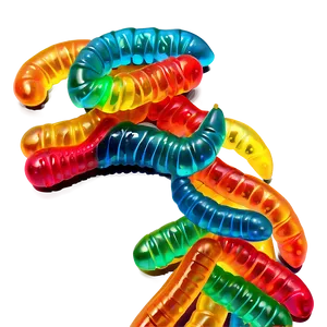 Sugar Coated Gummy Worms Png Nwt30 PNG Image