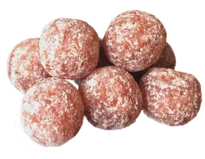 Sugar Dusted Chocolate Truffles PNG Image