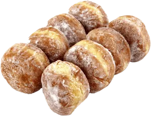 Sugar Dusted Doughnut Holes PNG Image