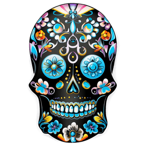 Sugar Skull Tattoo PNG   05042024 PNG image with transparent background