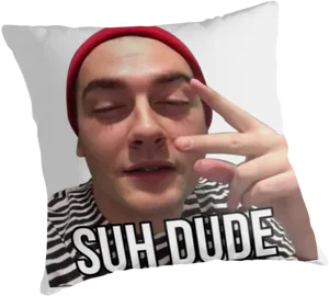 Suh Dude Pillow Meme PNG Image