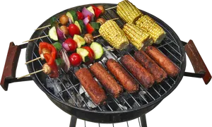 Summer B B Q Grill Delights PNG Image