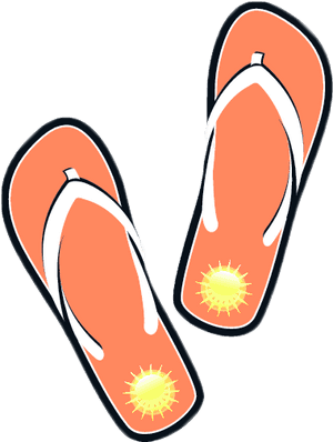 Sandals Clipart Roman Sandal - Clipart Flipflops, HD Png Download PNG image with transparent background