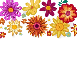 Summer Floral Pattern Png Geg PNG Image