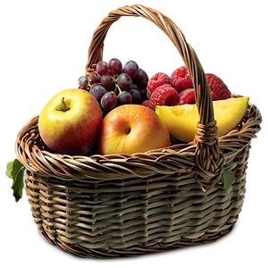 Summer Picnic Basket Png 11 PNG Image