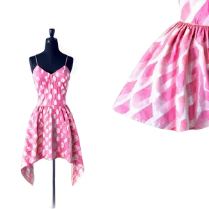 Summer Pink Dress Png 06292024 PNG Image