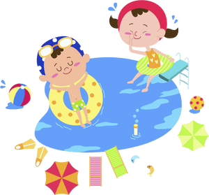Child Clip Art A - Kid Swimming Pool Clipart Png, Transparent Png PNG with transparent background