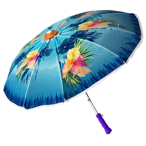 Summer Vibes Beach Umbrella Png 55 PNG Image