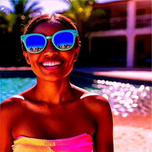 Summer Vibes Pool Party Png Bsh PNG Image