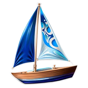 Summer Vibes Sailing Boat Png Lgm PNG Image