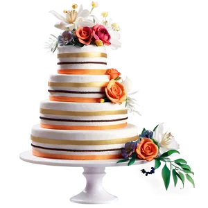 Summer Wedding Cake Png 13 PNG Image